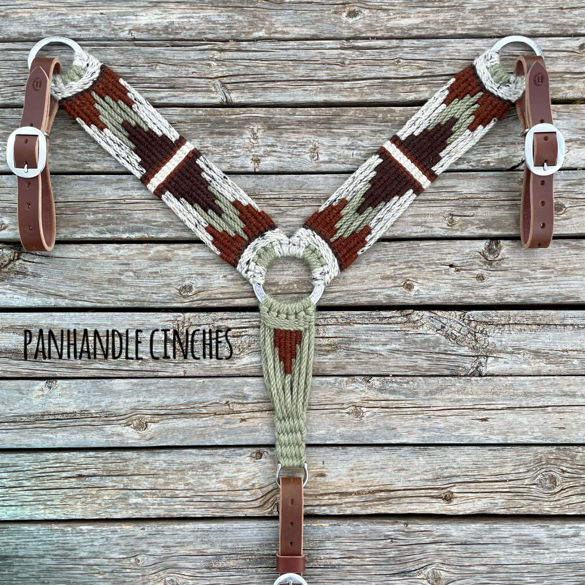 thumbnail image 2 of Western Horse Saddle Southwest Design – 100% Mohair Breast Collar Or Cinch By SHOWMAN 2 of 5