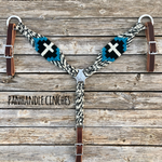 Woven Mohair Breast Collar #9101